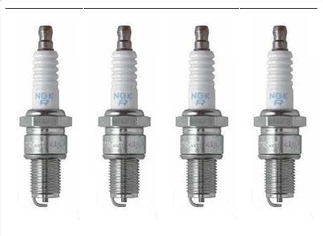 4 Plugs of NGK V-Power Spark Plugs BR9EYA/7548