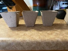 3.25" Seed Starter Pots Organic Planting Peat Pots for Indoor Garden Seedling
