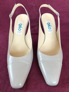 taupe slingback pumps