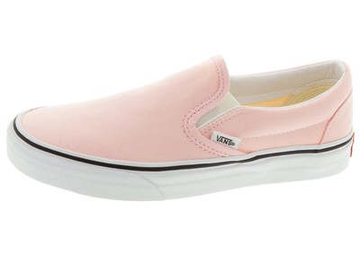 blush pink checkered vans