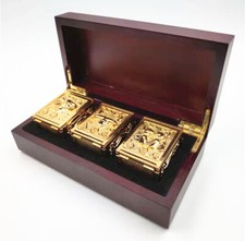 Saint Seiya Myth Cloth 6 Oro Pandora 2 Cajas Set Con Imán y Correa