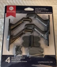 Hickory Hardware Hand Rail Bracket Oil-Rubbed Bronze | Model: V04PBH0230-10B