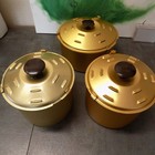 Vtg Rival Crock Pot Bread' n Cake Bake Bakeware Insert w/lid (3 pc set)
