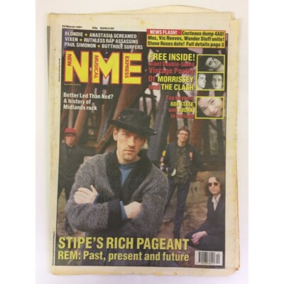 NEW MUSICAL EXPRESS NME MAGAZINE 23 MARCH 1991 npbox0045 REM BLONDIE  LS