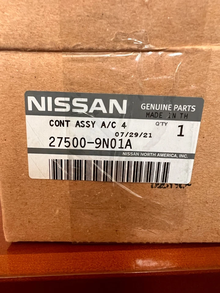 09-14 尼桑 MAXIMA 空调加热器 温度 气候控制 27500 9N01A — 第 3/3 张图片