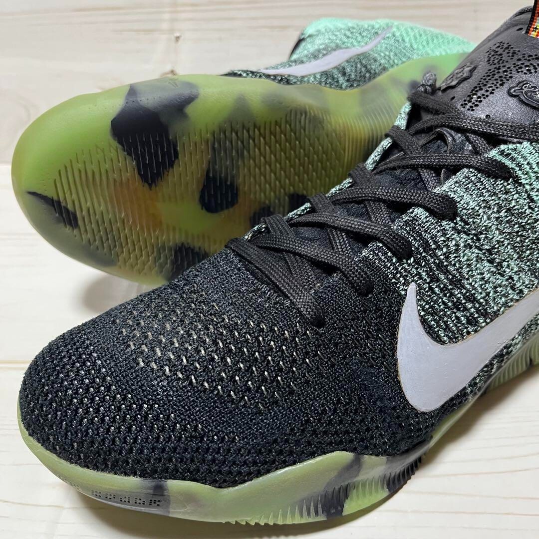 Kobe11 コービー NIKE KOBE XI LOW ELITE NEW 9.5 ALL STAR GREEN GLOW BLACK