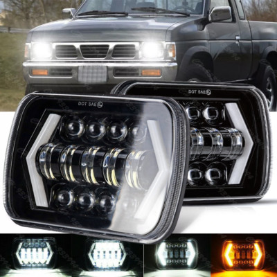 7x6'' LED Headlight High Low Sealed Beam for Nissan Pickup Truck 1995 1996 1997