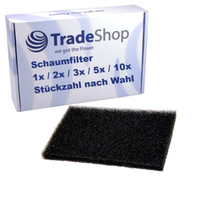 1x bis 10x Schwammfilter für Progress DIAMANT 110.0 112 112.1 112.2 210.0 211.0