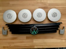 front kühlergrill schwarz und radkappen für älteren vw polo