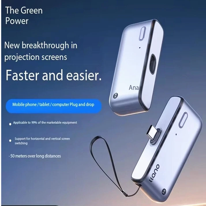 llano S850 4K 1080P Wireless Video Transmitter Receiver Extender Phone Projector