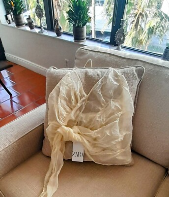 ZARA Woman Top Biege S NWT original price $39.90
