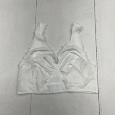 Fox Valley Traders White Lovely Lace Front Hook Bra Womens Size 2XL NEW