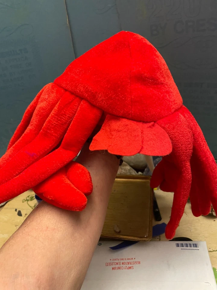 Sombrero de langosta de peluche - ACCESORIO DE DISFRAZ DE HALLOWEEN - Divertida gorra de langosta Foto 4 de 4