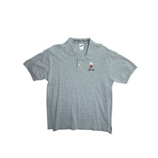 Vintage 2000 Warner Bros Studio Store Yosemite Sam Polo Shirt L New York Grey