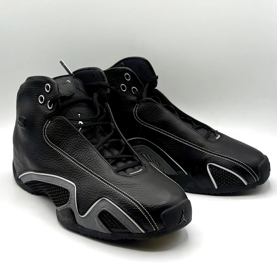 Новый Nike Air Jordan 21 XXI OG черный кремневый серый (2006) 313511 001 размер 9 - Изображение 3 из 4