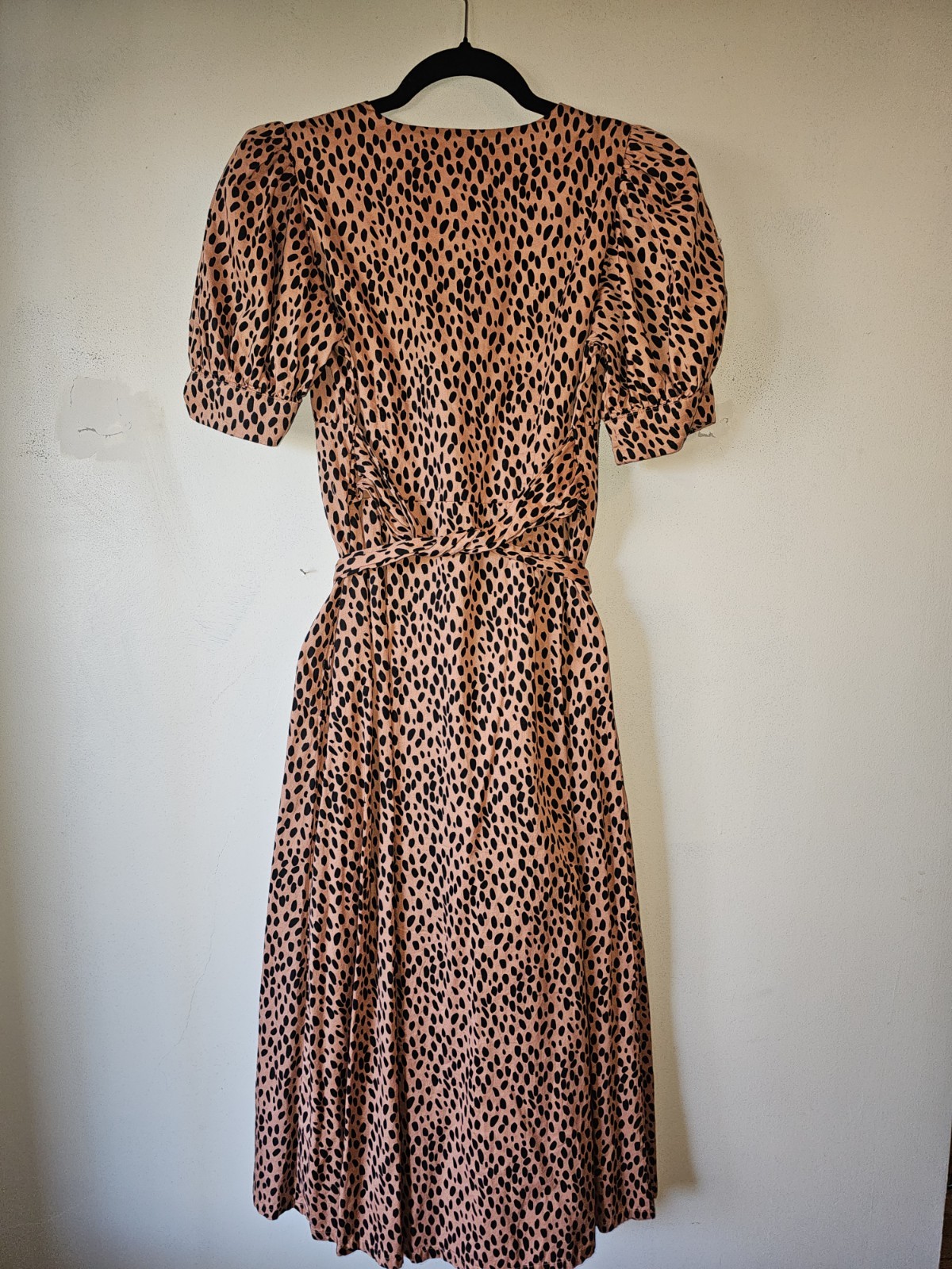 Love, Whit by Whitney Port Leopard Print Button Down Dress - Size Medium 