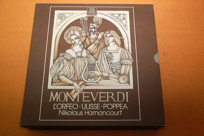 Harnoncourt Monteverdi L'Orfeo, Ulisse, Poppea German Telefunken Stereo 12LP NM