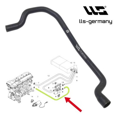 Kühlerschlauch für BMW 5err (E39) Limousine 520i 523i 528i M5 64218391003