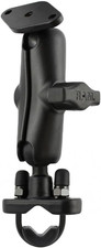 Handlebar U-Bolt Double Ball Mount RAM-B-149ZU with Medium Arm for Rails .5" to