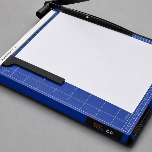 Massicot A3 Avec Poignée De Coupe, Massicot De Bureau Avec Lignes De Mesure - Photo 6/7