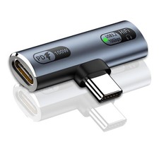 USB Splitter,2 in 1 Dual USB Headphone and Charger Adapter,100W PD Fast Charg...