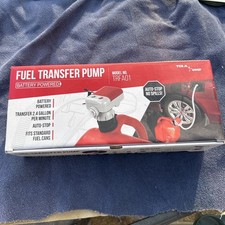 Battery Powered Tera Pump TRFA01 Fuel Transfer Pump With Intake Hose Nozzle