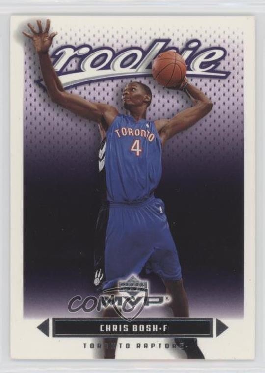 2003-04 Upper Deck MVP Rookie Chris Bosh #204 HOF us8