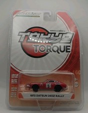 1972 '72 DATSUN 240Z RALLY TOKYO TORQUE SERIE 4 GREENLIGHT DIECAST 2018