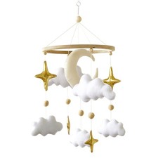 Baby Mobile for Crib - Handmade Modern Boho Baby Mobiles for Bassinet Felt Nu...