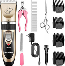 Pet Clipper For Dog GROOMING KIT Heavy Duty Trimmer Thick Hair Professional