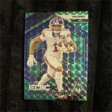 Panini 2025 Mosaic Malik Nabers Epic Performers Prizm #11 New York Giants