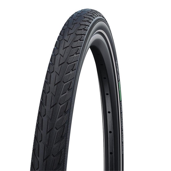 "Schwalbe Reifen Road Cruiser HS484 Green 26X1.75\" 47-559 Sw-Twinskin Refl. KG Gc"-image