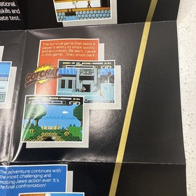 LJN Entertainment Video Games NES Mini-Poster JAWS Karate Kid Gotcha T&C Surf