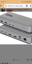 Image of StarTech USB-C Docking Station Dual 4K@60Hz DisplayPort Dock 100W PD [5GN]