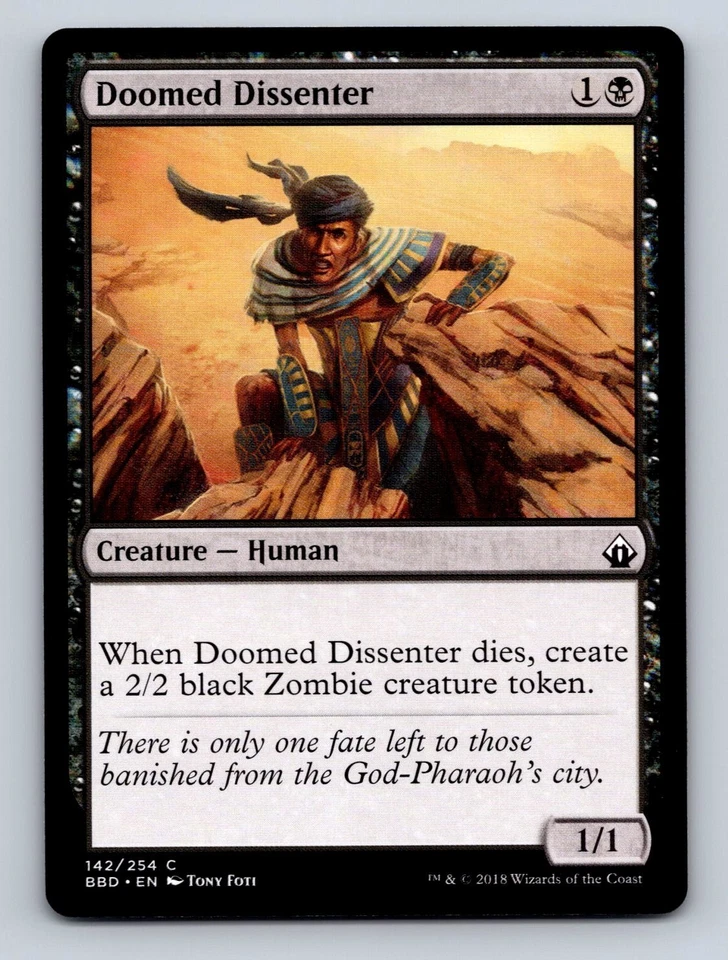 MTG Magic The Gathering Doomed Dissenter Battlebond Regular - Image 1 of 2
