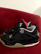 Air Jordan 4 Bred 2018 no box fair condition