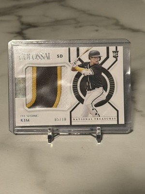 2021 National Treasures Baseball Ha-Seong Kim Colossal Patch /10 CM-HK