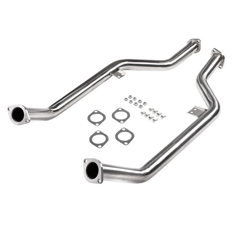 Tubo medio de acero inoxidable DC Sports KMS1000 compatible con Genesis G70 19-24 3,3 L tracción trasera Foto 2 de 4