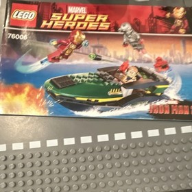 LEGO Marvel Super Heroes Iron Man 76006 Complete Set w/ Minifigures & Manual