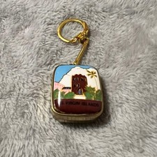 Japanese Sankyo Brass MusicBox Keychain US Vi...