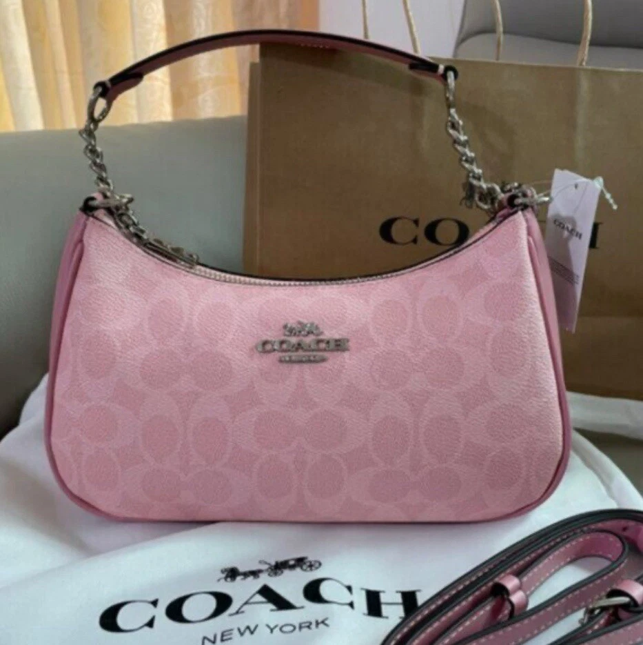 Coach Leather Exterior Pink Bags & Handbags for Women for sale | eBay