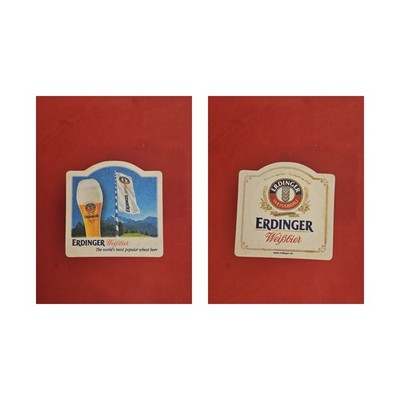 Erdinger The world's most popular wheat beer Brauerei Bierdeckel Beermat