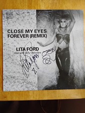 Ozzy/Lita Ford signed vinyl