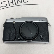 Fujifilm X-E1 16.3 MP Digital Camera  Body Only 90 NEW Silver