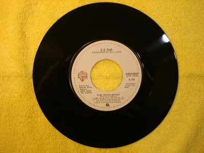 1981 ZZ TOP ''TUBE SNAKE BOOGIE''  ORIGINAL LABEL!! 45rpm 7''