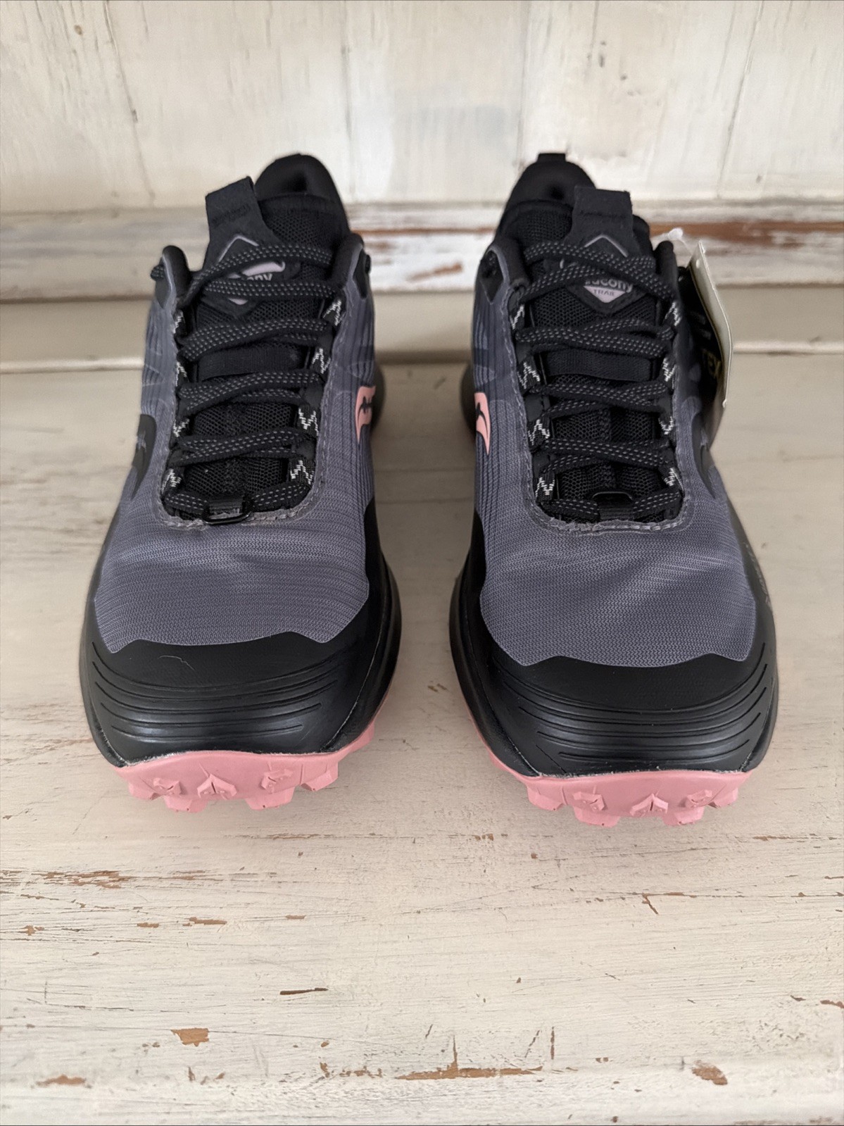 Saucony Peregrine 10 GTX Womens Shoes Size 10 Gore-tex Charcoal/Shell S10740-20 thumbnail 4