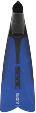 Seac Talent Mid-Long Fins for Spearfishing Free Diving Diving 4-5.5 Camo Blue