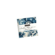Moda Amelia's Blues 1840-1890 Mini Charm Pack 2.5" Squares Fabric By Betty Ch...