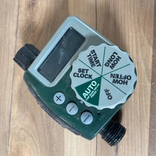 Orbit 62061N Digital Lawn Hose Faucet Watering Timer Gray Single Dial Manual