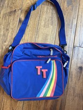 80s Vintage Trafalgar Rainbow Carry On Crossbody Bag 12x13